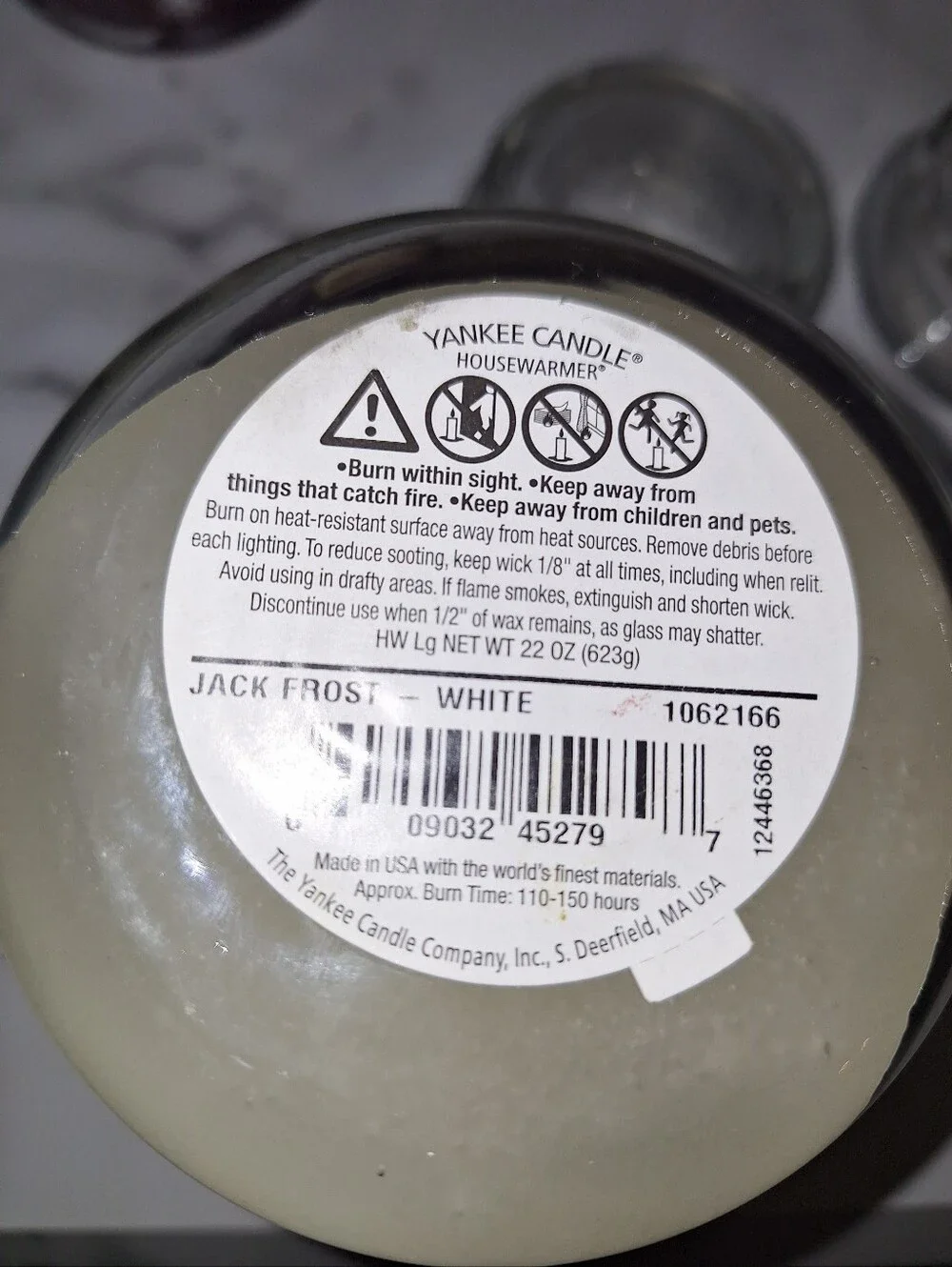 Yankee Candle Jack Frost Holiday Jar Candle